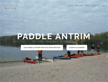 Tablet Screenshot of paddleantrim.com